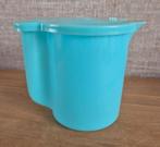 Tupperware trendy schenkkan/melkkan Blauw 1L, Ophalen of Verzenden, Blauw, Beker of Kan