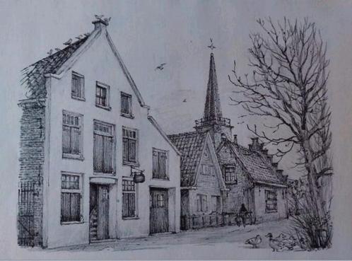 Kockengen ... "Kaaspakhuis" ..., Antiek en Kunst, Kunst | Tekeningen en Foto's, Ophalen of Verzenden