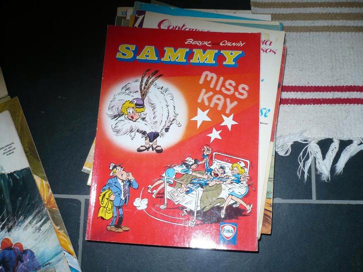 8 reclame strips jonker fris sjokkie en fina, Boeken, Stripboeken, Gelezen, Meerdere stripboeken, Ophalen of Verzenden