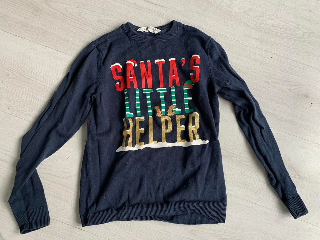 Kersttrui H&M maat 134, Kinderen en Baby's, Kinderkleding | Maat 134, Ophalen of Verzenden, Zo goed als nieuw, Jongen of Meisje
