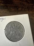 1 Gulden 1901, Postzegels en Munten, Munten | Nederland, Zilver, Koningin Wilhelmina, 1 gulden, Ophalen of Verzenden