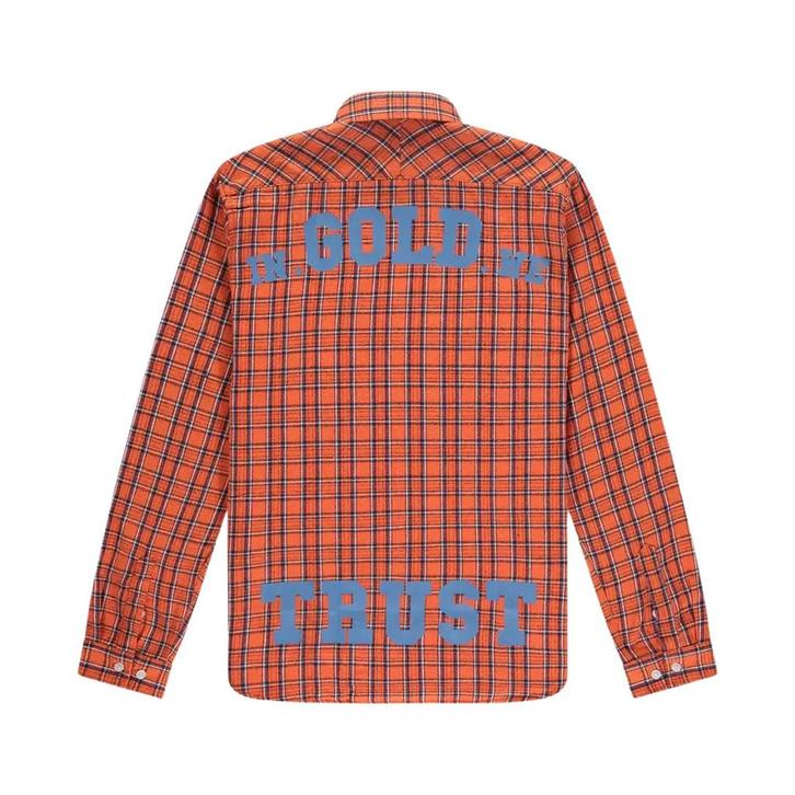 In Gold We Trust The Clash Blouse maat L, Kleding | Heren, Overhemden, Nieuw, Halswijdte 41/42 (L), Rood, Ophalen of Verzenden