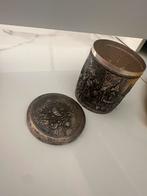 Vintage Zilveren Doosje met Decoratie, Ophalen of Verzenden