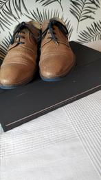 Mooi ZGAN Leren Heren Schoen.Giorgio.Kl: Beige.Mt:42,5, Ophalen of Verzenden, Zo goed als nieuw, Overige kleuren