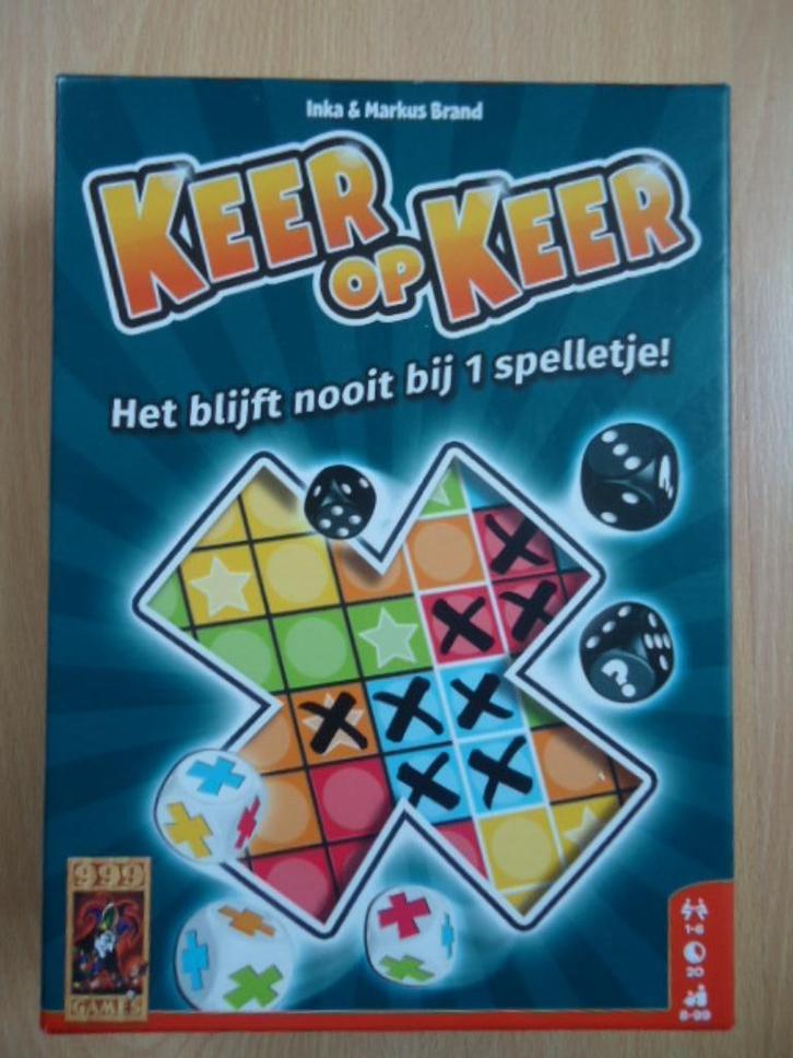 Keer op Keer. 999 games Nieuw, Hobby en Vrije tijd, Gezelschapsspellen | Overige, Nieuw, Een of twee spelers, Drie of vier spelers