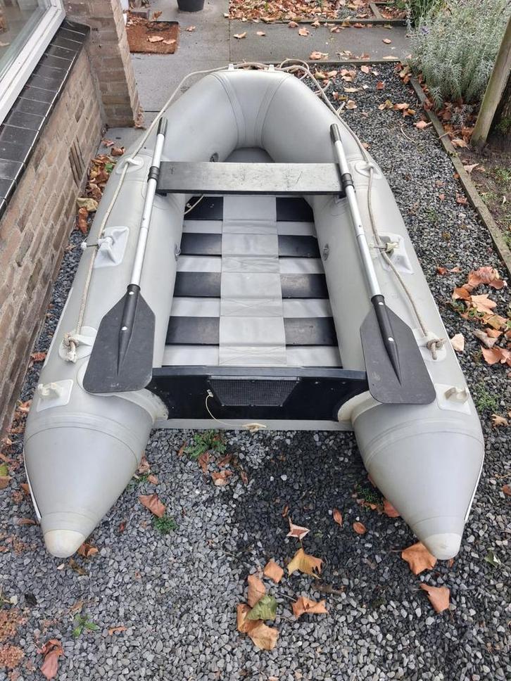 2.40 meter Compass Rubberboot, Watersport en Boten, Hengelsport | Algemeen, Zo goed als nieuw, Koffer of Tas, Ophalen