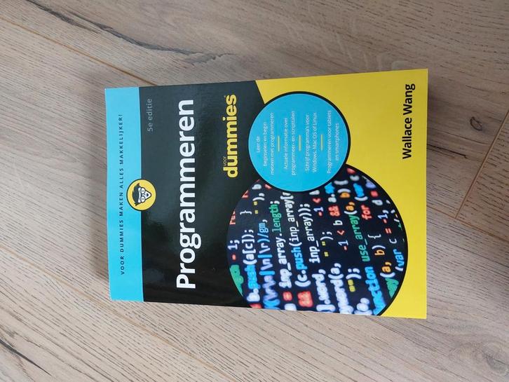 Wallace Wang - Programmeren voor Dummies, Boeken, Informatica en Computer, Zo goed als nieuw, Ophalen of Verzenden