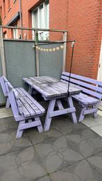 Picknick tafel, Tuin en Terras, Picknicktafels, Ophalen, Zo goed als nieuw, Rechthoekig