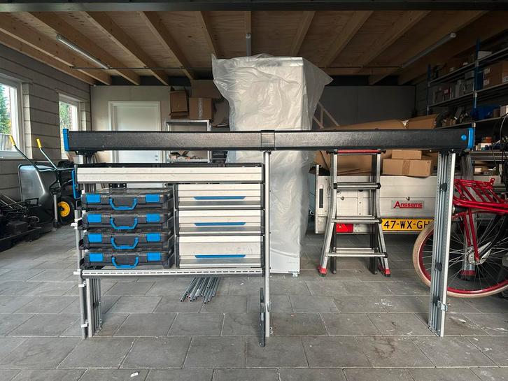 Sortimo SR5 stelling voor in een bus., Auto diversen, Autogereedschap, Gebruikt, Verzenden