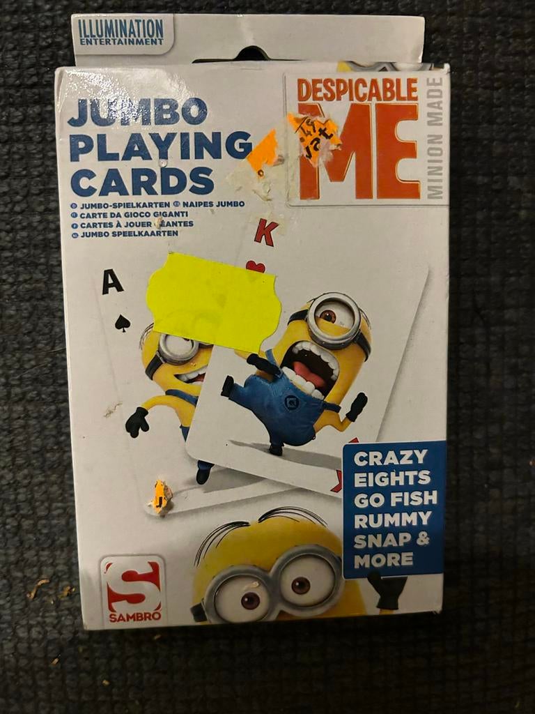 Nieuwe Minions Kaartenset - Jumbo Speelkaarten, Een of twee spelers, Ophalen of Verzenden, Nieuw