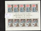 monaco mi. blok 19  p.f., Ophalen of Verzenden, Postfris