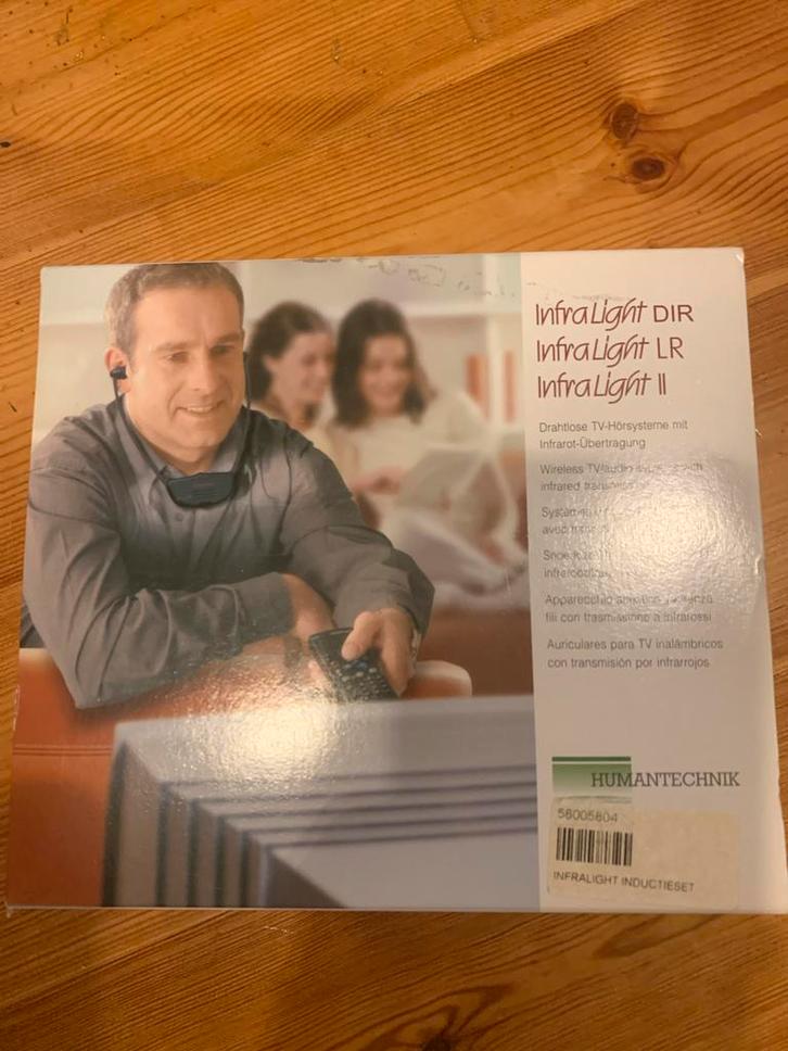 IntraLight Draadloze TV Hoofdtelefoon, Audio, Tv en Foto, Koptelefoons, Gebruikt, Over oor (circumaural), Overige merken, Draadloos