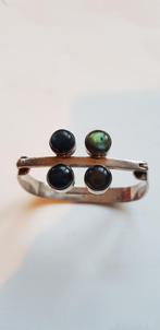 Zilveren Armband met edelstenen uit FINLAND, Sieraden, Tassen en Uiterlijk, Ophalen of Verzenden, Zilver, Armband, Met edelsteen