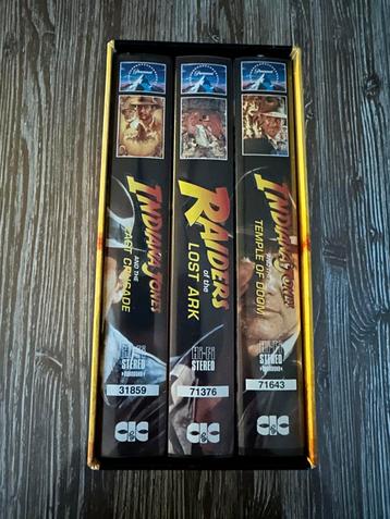 Indiana Jones VHS Trilogie beschikbaar voor biedingen
