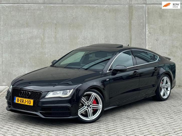 Audi A7 Sportback 3.0 TFSI 220KW Quattro AUT 2011 Zwart VOL, Auto's, Audi, Bedrijf, Te koop, A7, 4x4, ABS, Achteruitrijcamera