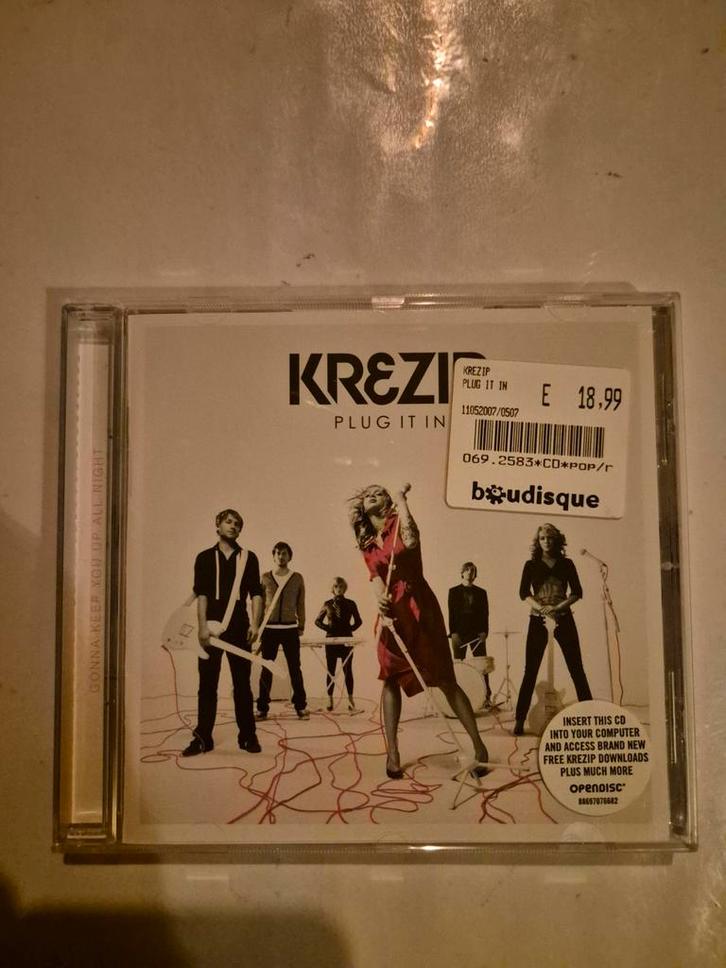 Krezip - Plug it in. Enhanced Cd. 2007, Cd's en Dvd's, Cd's | Rock, Gebruikt, Alternative, Ophalen of Verzenden