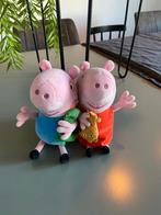 2 knuffels van Peppa Pig en George, Ophalen of Verzenden, Zo goed als nieuw, Overige typen