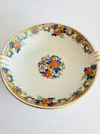 Plateel Gouda bloemen schaaltje brocante vintage servies, Ophalen of Verzenden, Zo goed als nieuw, Bord(en), Overige stijlen