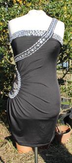 heel aparte strakke , zwarte JURK, mt. M ,glitter en glemmer, Kleding | Dames, Carnavalskleding en Feestkleding, Maat 38/40 (M)