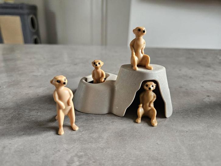 Playmobil Stokstaartjes Familie, Kinderen en Baby's, Speelgoed | Playmobil, Zo goed als nieuw, Los playmobil, Ophalen of Verzenden