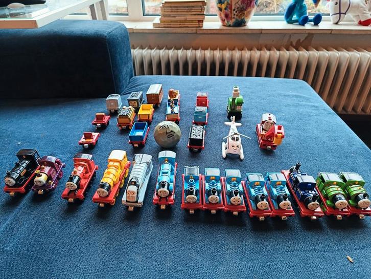 Thomas de trein: locomotieven, wagons, rails en gebouwen, Kinderen en Baby's, Speelgoed | Thomas de Trein, Gebruikt, Ophalen