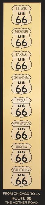 Rod Kennedy Offset Lithografie " Route 66 The Mother Road ", Ophalen of Verzenden