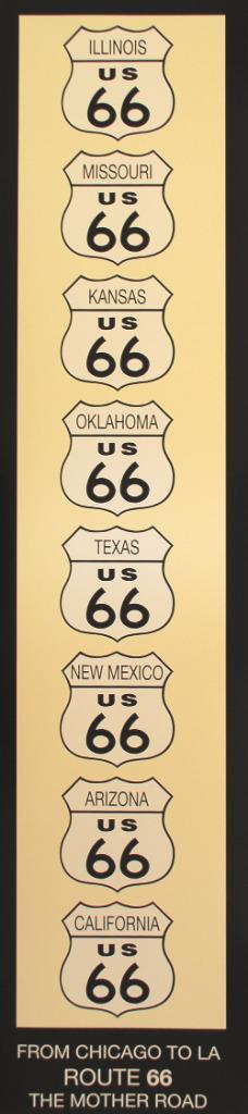 Rod Kennedy Offset Lithografie " Route 66 The Mother Road " beschikbaar voor biedingen