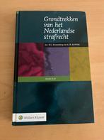 Grondtrekken van het Nederlandse strafrecht, Boeken, Ophalen of Verzenden, Gelezen, HBO