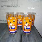 Glazen voetbal Hup Holland! 5 stuks, Verzamelen, Sportartikelen en Voetbal, Ophalen, Gebruikt, Overige sporten, Overige typen