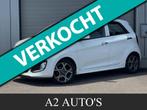 Kia Picanto 1.2 CVVT Comfort Pack Keyless|Ecc|Nap, Euro 5, Gebruikt, Zwart, 4 cilinders