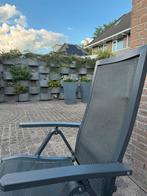 4 goede tuinstoelen zien er erg netjes uit, Tuin en Terras, Ophalen, Zo goed als nieuw, Aluminium, Verstelbaar