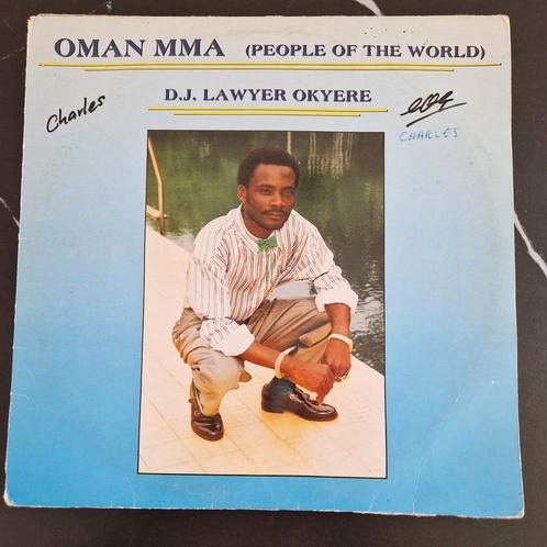 D.J. Lawyer Okyere - Oman MMA 12" Ghana Highlife, Cd's en Dvd's, Vinyl | Wereldmuziek, Gebruikt, Overige soorten, Ophalen of Verzenden