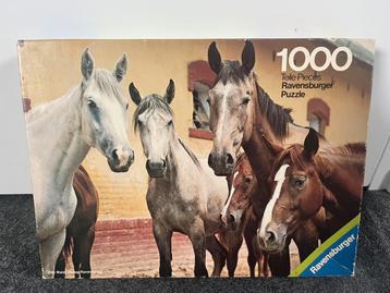 1000 stukjes paarden puzzel Ravensburger beschikbaar voor biedingen
