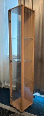 Glazen Vitrinekast met Verlichting, Ophalen, Minder dan 50 cm, 150 tot 200 cm, 25 tot 50 cm