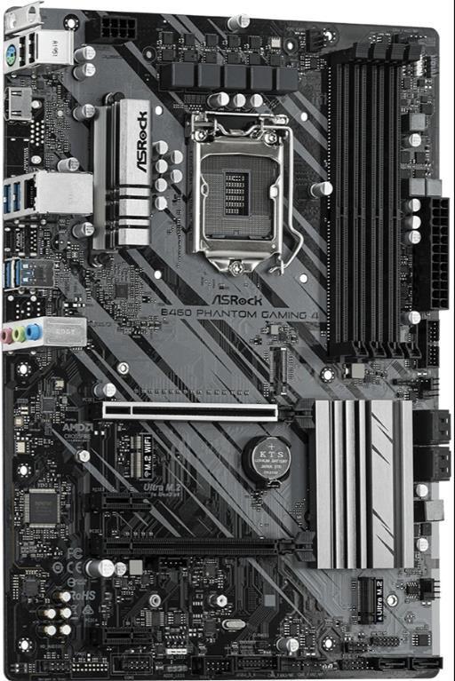 Asrock B460 Phantom Gaming 4 ATX LGA1200, Computers en Software, Moederborden, Zo goed als nieuw, Intel, DDR4, Ophalen of Verzenden