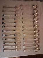 18e eeuws 12 delig zilveren couverts, Antiek en Kunst, Ophalen of Verzenden