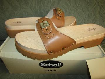 Scholl iconic Pescura Carroarmato cognac maat 41 Nieuw doos beschikbaar voor biedingen