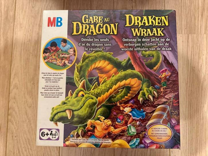 Drakenwraak - Spannend Bordspel!, Hobby en Vrije tijd, Gezelschapsspellen | Bordspellen, Zo goed als nieuw, Een of twee spelers