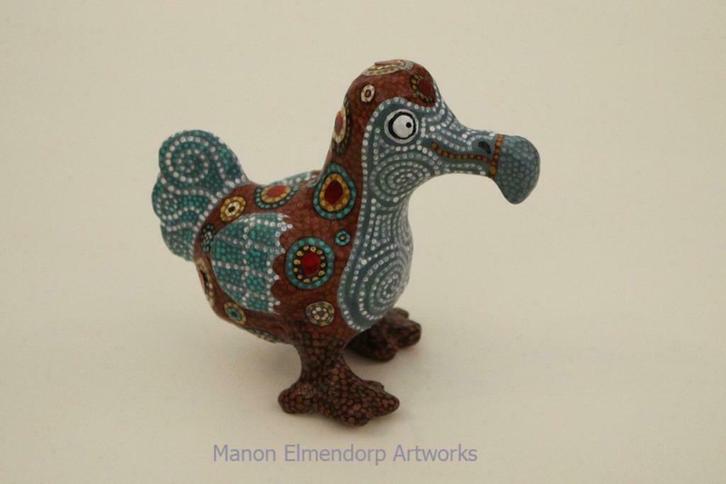 100% Handgemaakt Beeldje Dodo / Vogel Kunst Nieuw, Antiek en Kunst, Kunst | Beelden en Houtsnijwerken, Ophalen of Verzenden