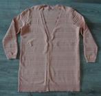 Zalm roze vest met werkje hema maat L, Kleding | Dames, Truien en Vesten, Ophalen of Verzenden, Gedragen, Maat 42/44 (L), Roze