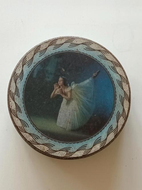 Antiek Engels blik van ballerina, Antiek en Kunst, Antiek | Woonaccessoires, Ophalen of Verzenden