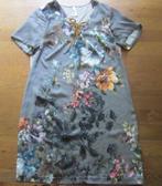 Miss Etam jurk L bloemen grijs als nieuw, Maat 42/44 (L), Ophalen of Verzenden, Zo goed als nieuw, Grijs