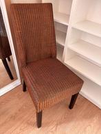 Vintage Lloyd Loom Eetkamerstoel - Bordeauxbruin, Ophalen
