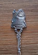 Oud verzilverd lepeltje Midwinterhoornblazer Ootmarsum, Antiek en Kunst, Ophalen of Verzenden