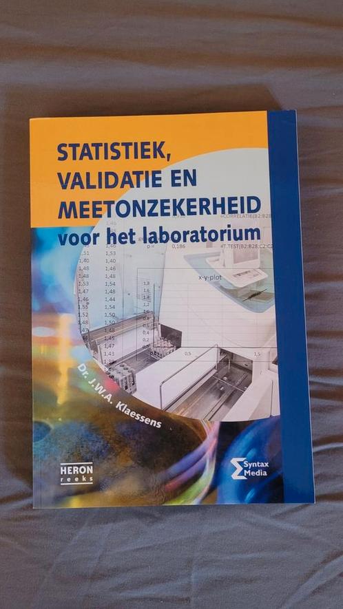Statistiek, validatie en meetonzekerheid, Boeken, Studieboeken en Cursussen, Zo goed als nieuw, HBO, Ophalen of Verzenden