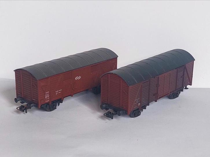 Goederenwagons, NS, Roco H0, Hobby en Vrije tijd, Modeltreinen | H0, Zo goed als nieuw, Wagon, Gelijkstroom, Roco, NS, Ophalen of Verzenden