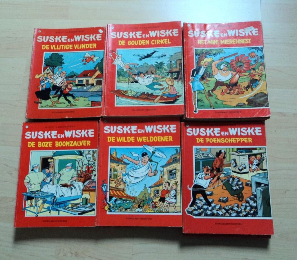 Suske en Wiske stripboeken - 58 stuks voor € 12, Boeken, Gelezen, Willy Vandersteen, Ophalen of Verzenden, Meerdere stripboeken
