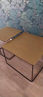 HK living salontafels set, Huis en Inrichting, Tafels | Salontafels, 50 tot 100 cm, Rond, Zo goed als nieuw, Minder dan 50 cm