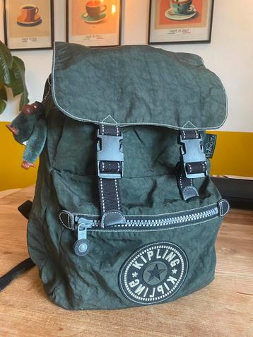 Kipling originele retro rugtas groen beschikbaar voor biedingen