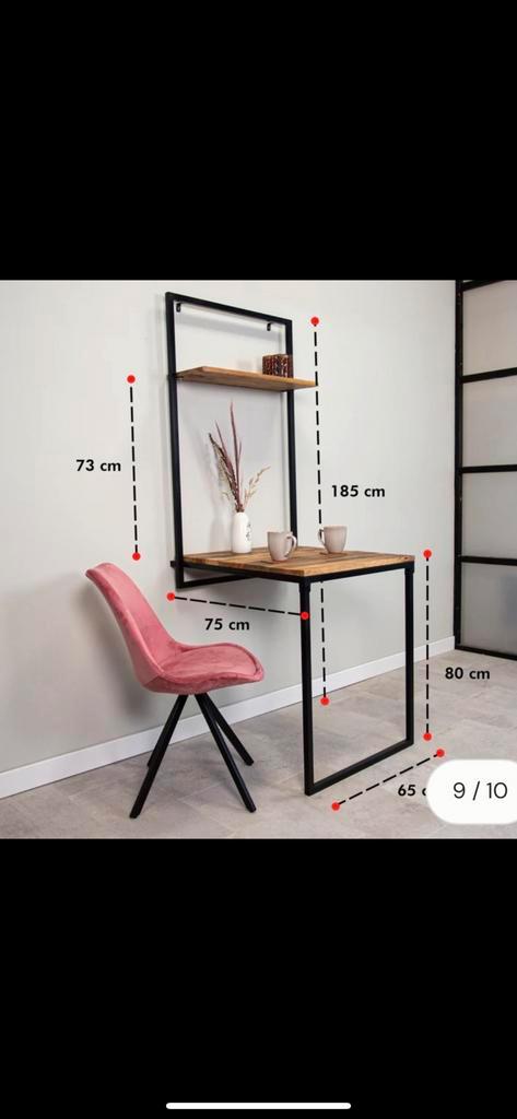 Mango Houten Klaptafel - Ruimtebesparend!, Antiek en Kunst, Antiek | Meubels | Tafels, Ophalen